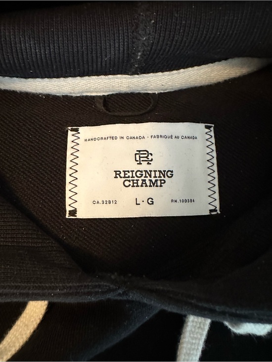 Reigning Champ Other - MADE IN CANADA (before buyout) Reigning Champ Black Hoodie